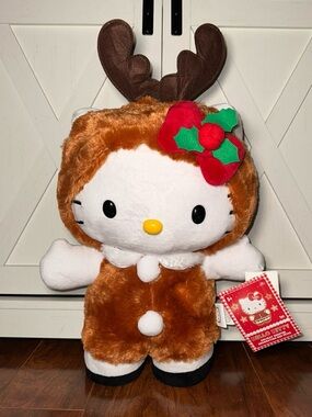 hello kitty snowflake dress holiday greeter Hello Kitty | Holiday | Hello Kitty Snowflake Dress Holiday Greeter Nwt